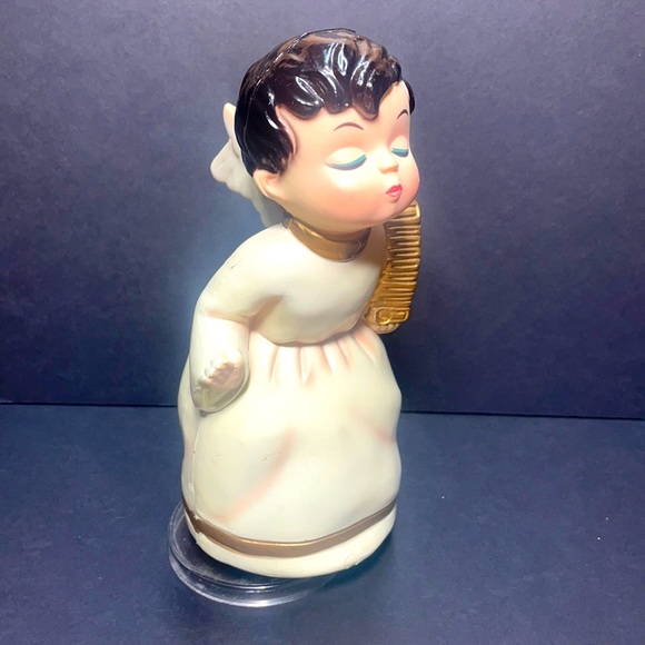 Berman & Anderson Holiday 973 Vintage Berman Anderson Kissing Angel Music Box Boy Only